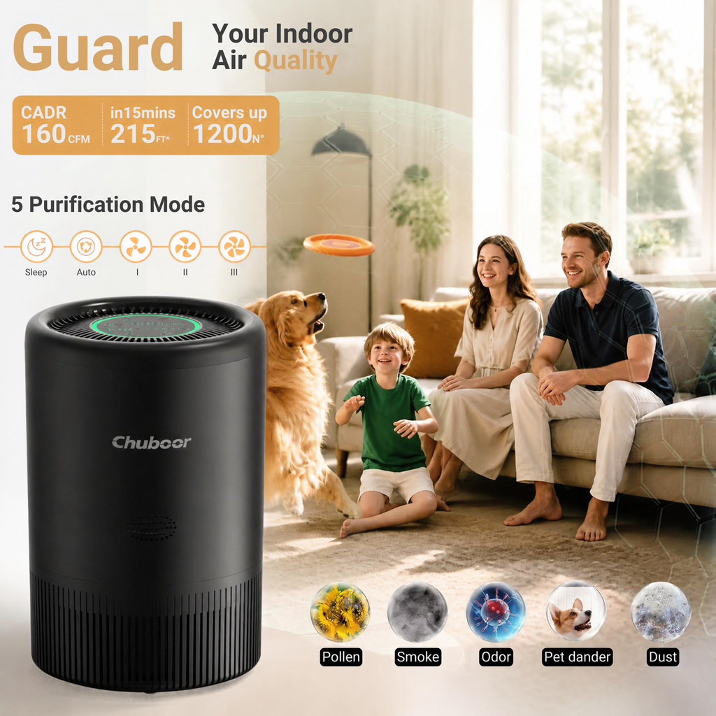 The Pet-Proof Air Purifier — H13 HEPA, Smart App Control & Ultra-Quiet 25dB