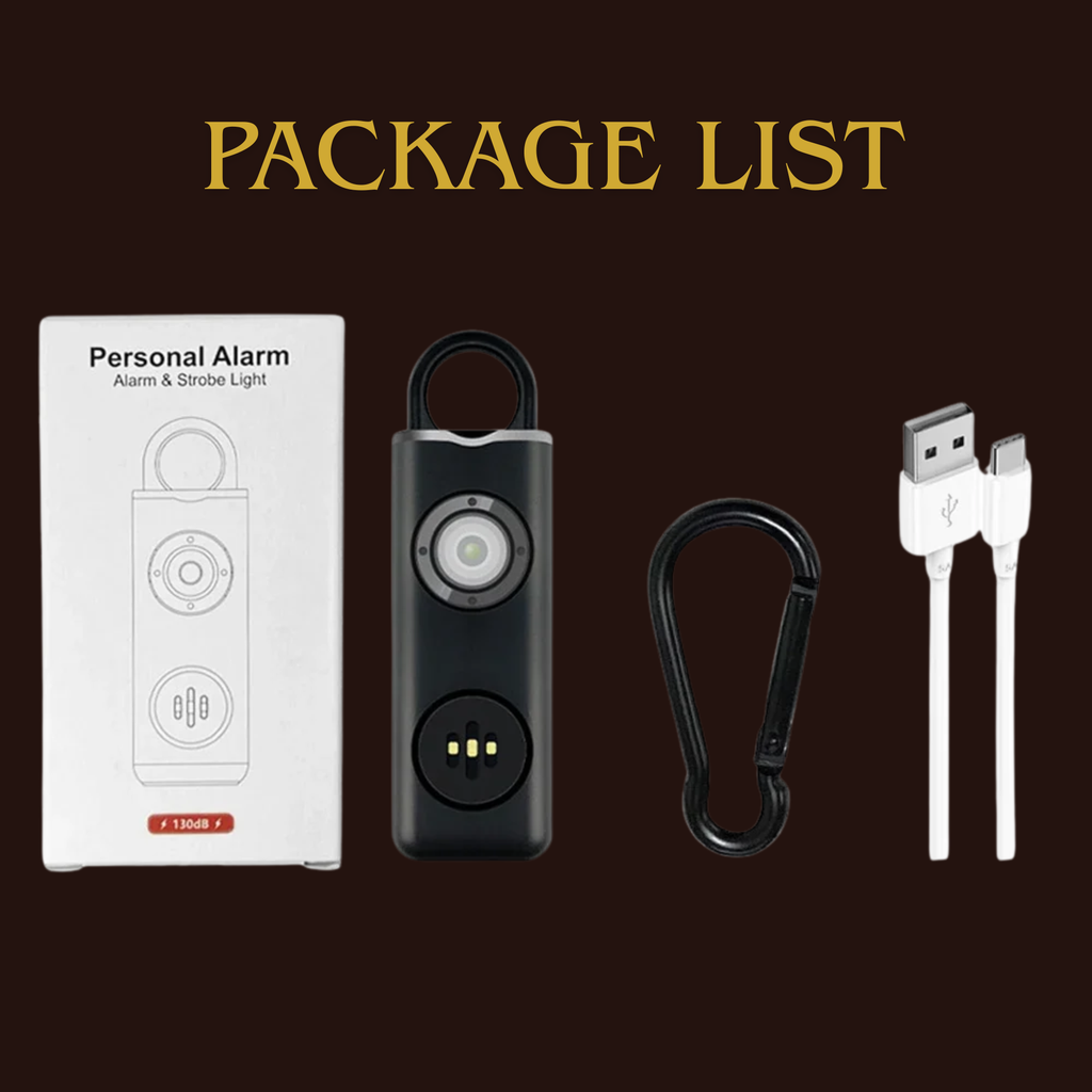 The Shield 🛡️ — 130dB Personal Safety Alarm & Flashlight