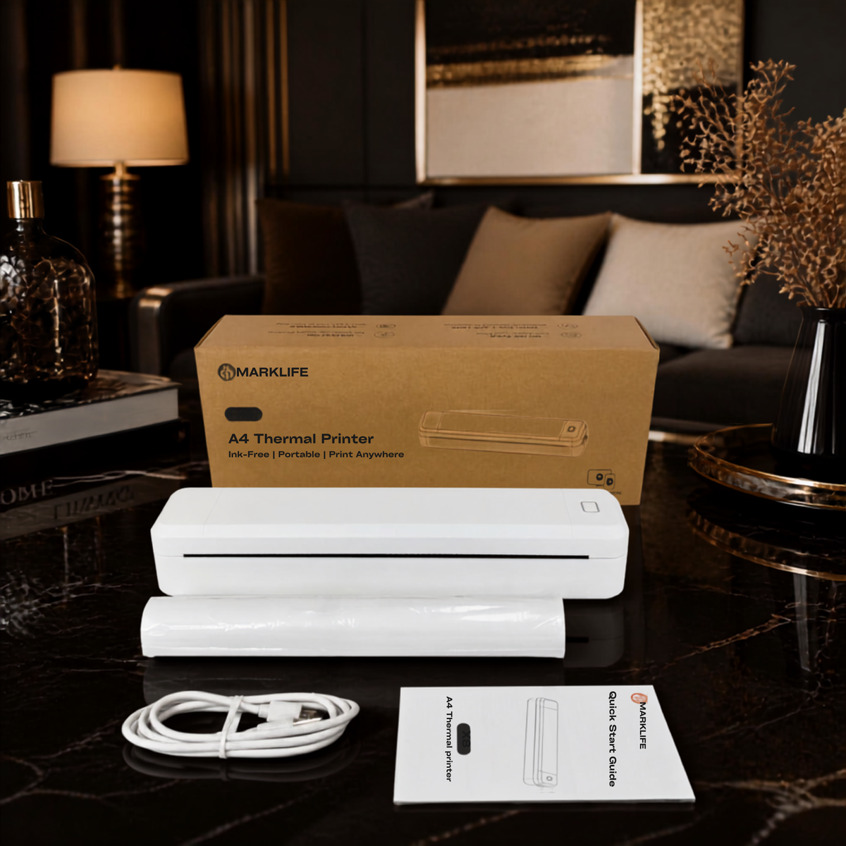 The Print Royale — Marklife X8 Mini Thermal Printer for Labels, Photos & On-the-Go Printing 🖨️✨