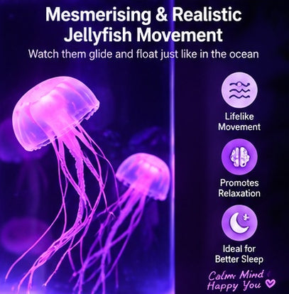 The Jellyfish Dream — LED Colour-Changing Night Light 🪸✨