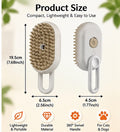 The Glow & Groom — Steam Spray Massage Brush for Cats 😺✨