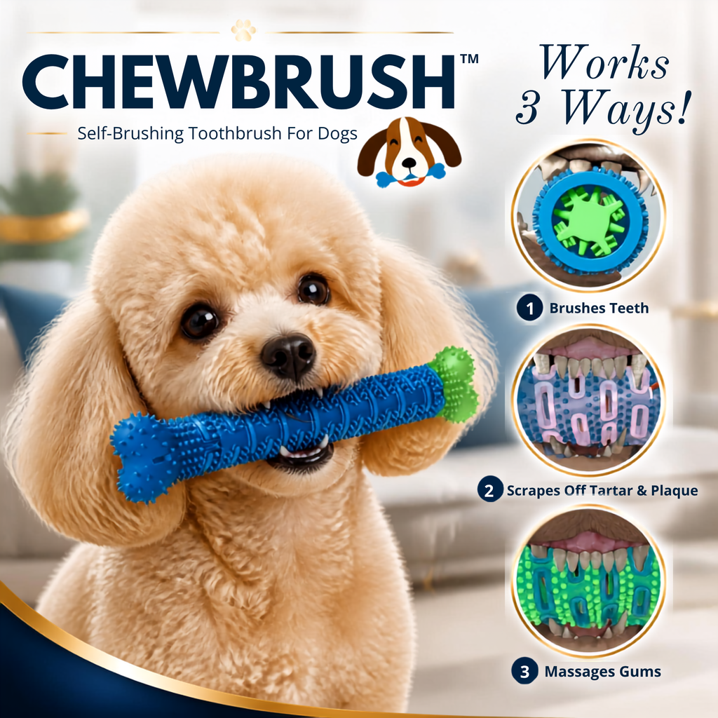 GrindClean Dog Chew Bone 🦴- Chew More. Stress Less. Smile Brighter.