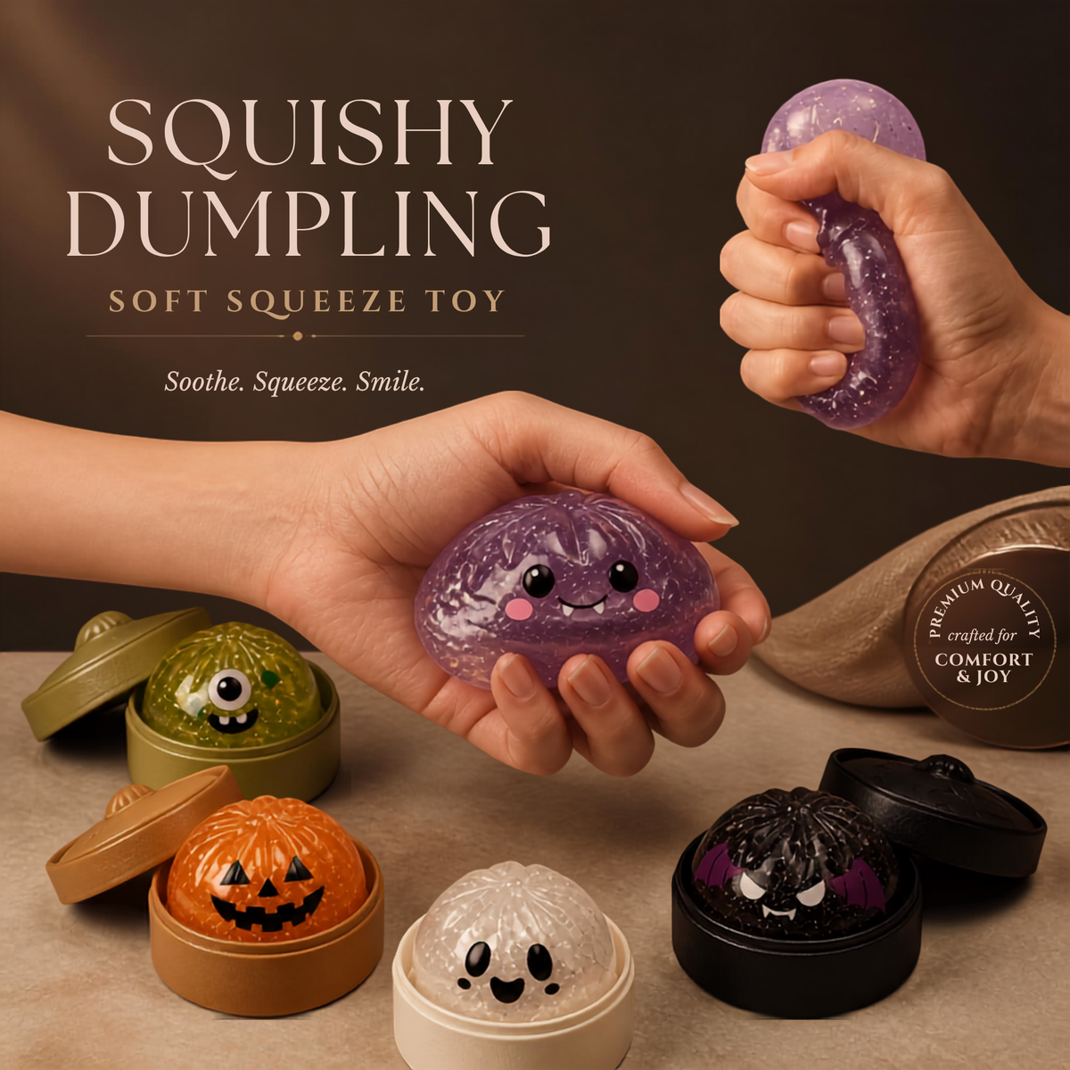 The Squish Specter — Squishy Stress Toy That Slays the Spook Season 🎃✨