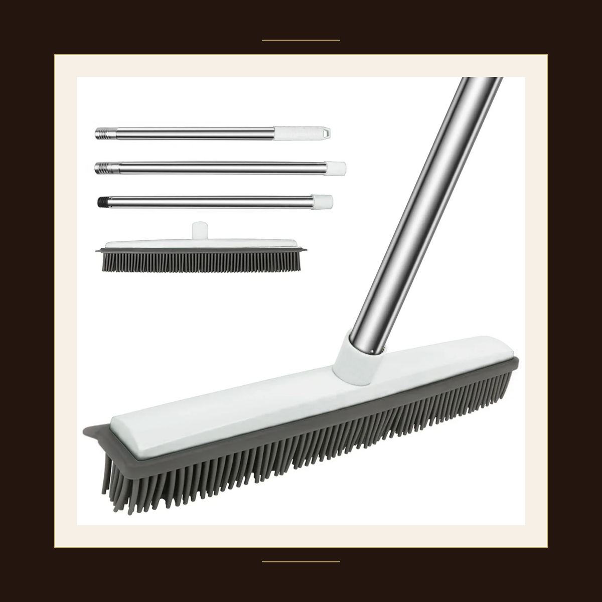 PawSweep Silicone Pet Broom 🧹- Clean Smarter. Live Cleaner.