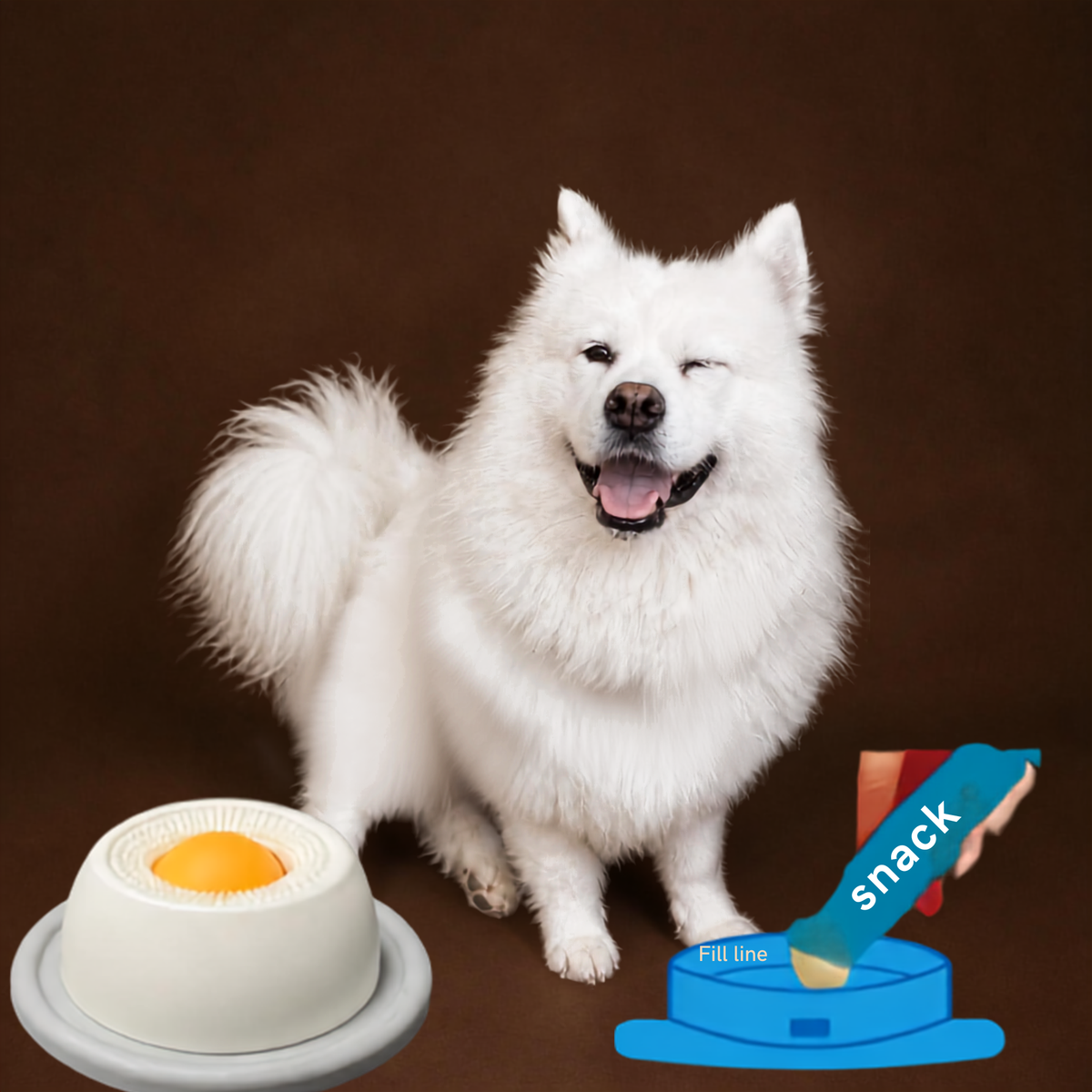 The Lick & Chill Tray - A little licking, a lot of happy. Perfect for snacks, yogurt, and keeping your furry bestie entertained. 🐶🐱✨