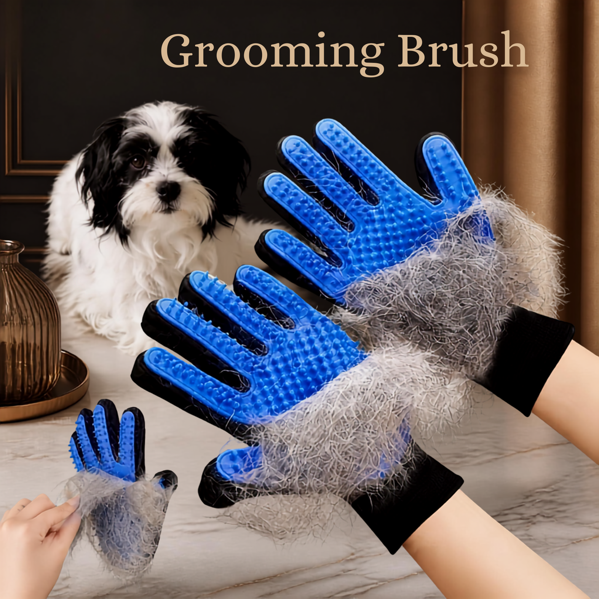 The Paw Spa — Silicone Pet Grooming Glove for Shed-Free Slay Sessions 🐾✨