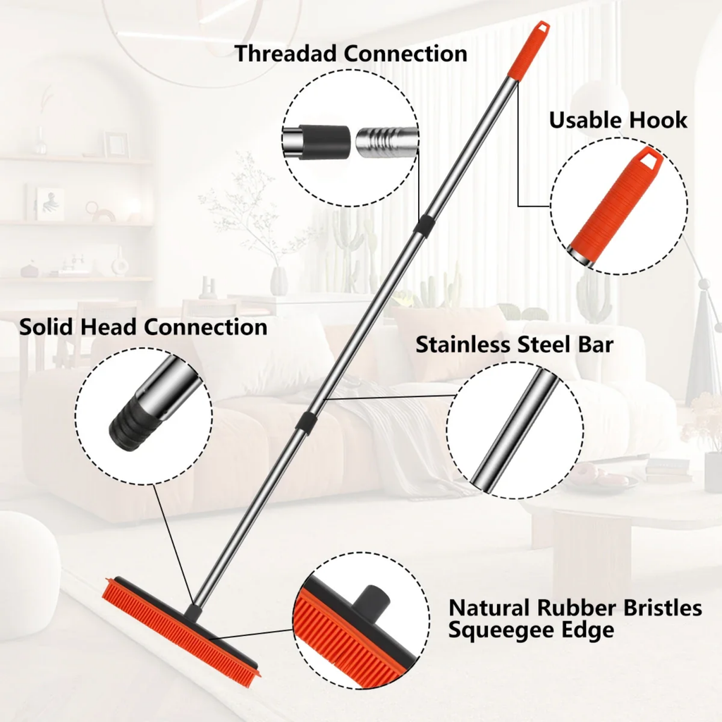 PawSweep Silicone Pet Broom 🧹- Clean Smarter. Live Cleaner.