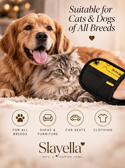 The Fur Fighter Glove — Electrostatic Pet Hair Remover for Sofas, Carpets & Clothes 🐱✨