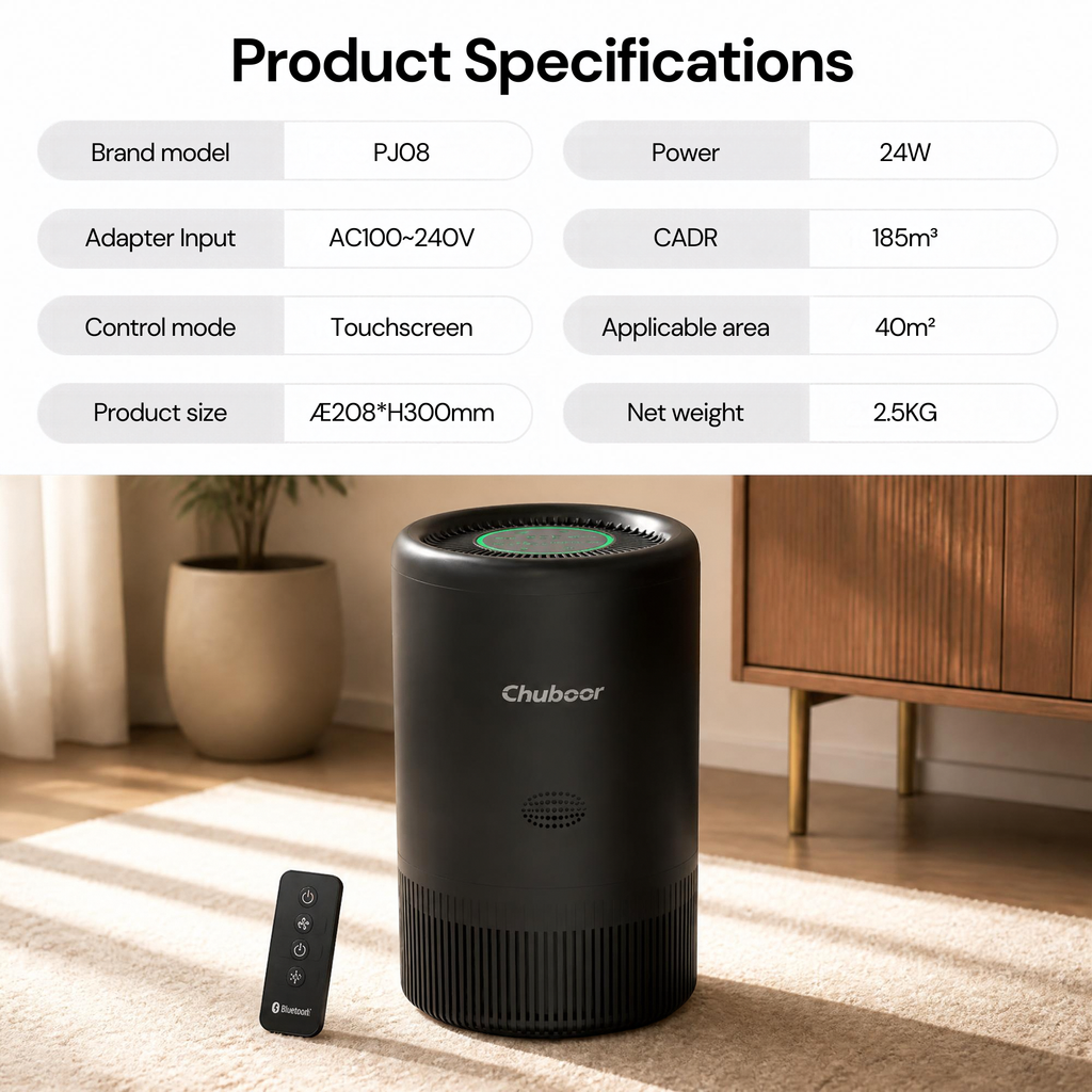 The Pet-Proof Air Purifier — H13 HEPA, Smart App Control & Ultra-Quiet 25dB