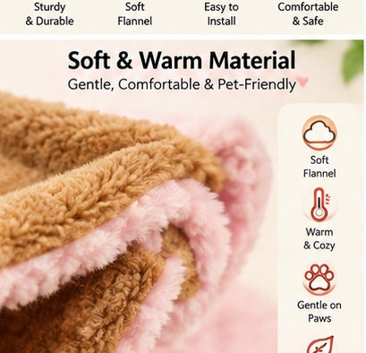 The Snuggle Sack — Plush Hanging Hammock Bed for Small Pets 🐹✨
