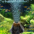 The Lava Bubble — Volcano Bubble Stone Aquarium Ornament 🌋💧