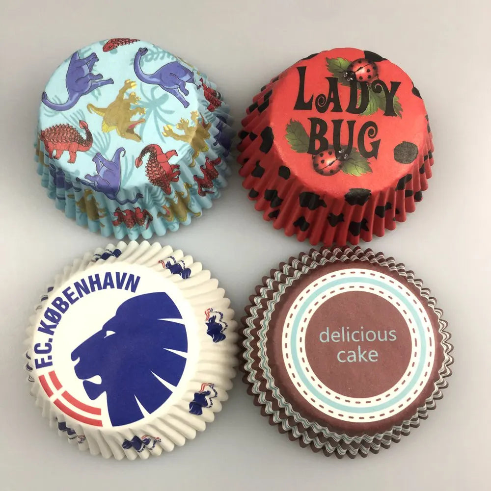 The Cupcake Slay™ — 50 Pcs Y2K Print Muffin Liners for Aesthetic Baking & Wild Print Parties 🧁🐆