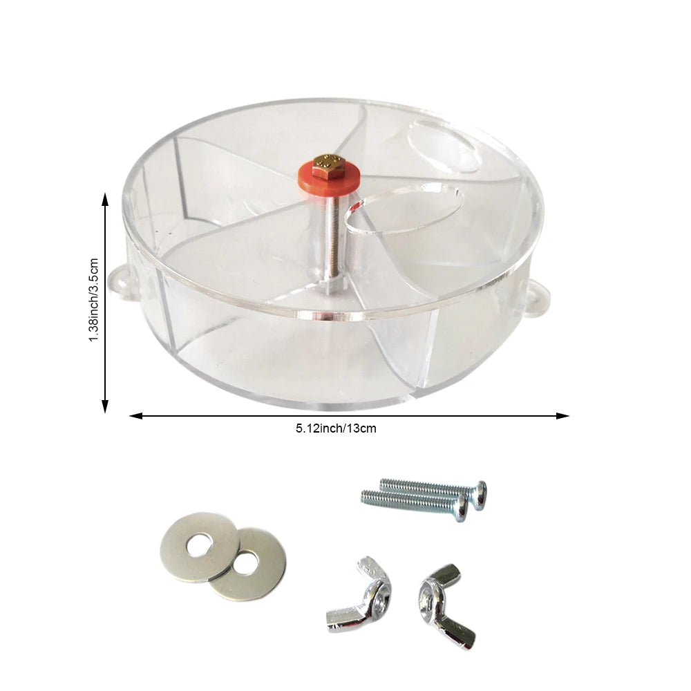 The Spin & Snack — Rotating Foraging Puzzle Toy for Parrots & Birds 🦜🌿