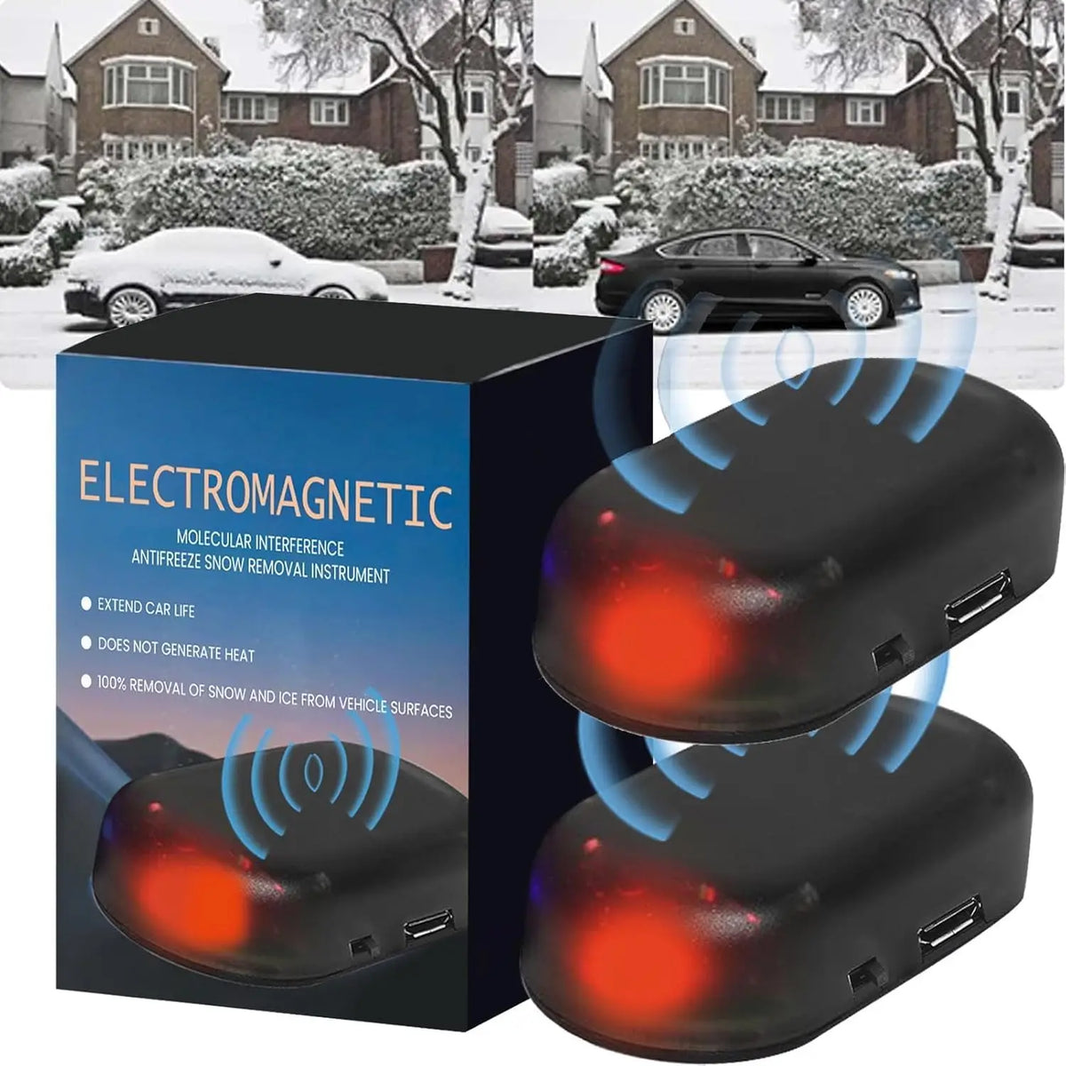 The Ice Age Ender — Electromagnetic Car Snow & Ice Removal Device for Effortless Winter Mornings ❄️🚗