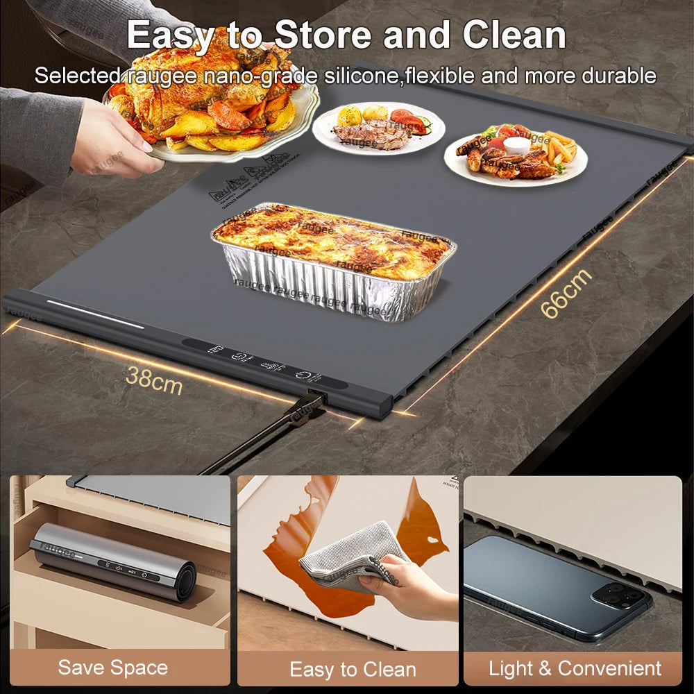 The Hot Plate Diva — Foldable Food Warmer That Keeps Every Meal on Point 🍽️✨