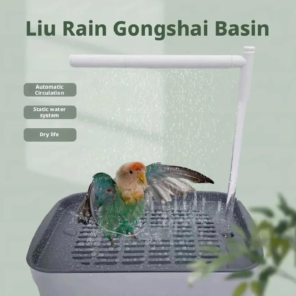 The Aqua Spa — USB Electric Circulating Bird Bath Fountain 🦜💦