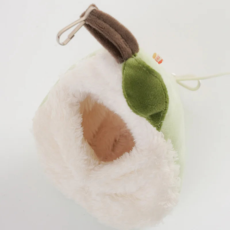 The Snuggle Hammock — Plush Hanging Nest for Hamsters, Parrots & Small Pets 🐹🦜