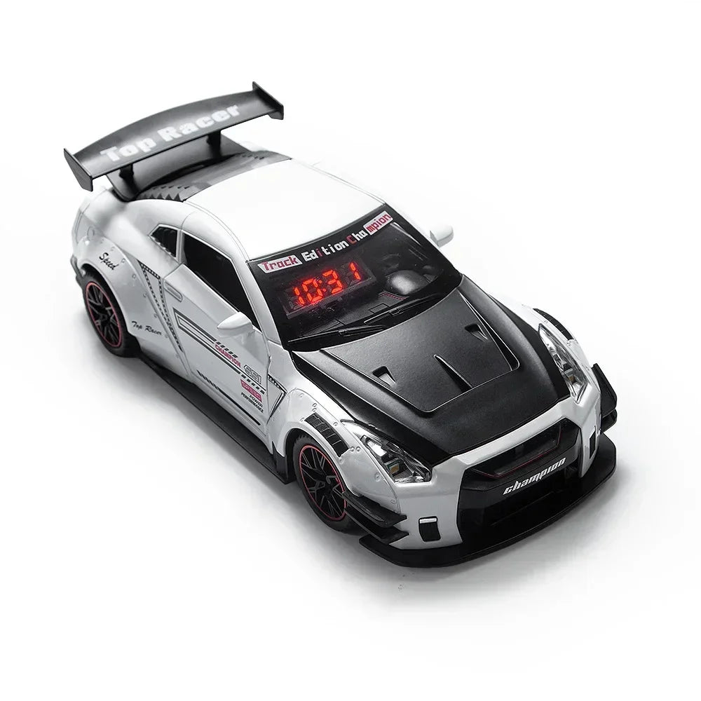 The Wake Up King — Sports Car Alarm Clock With Engine Roar & Mist Sprayer 🚗💨
