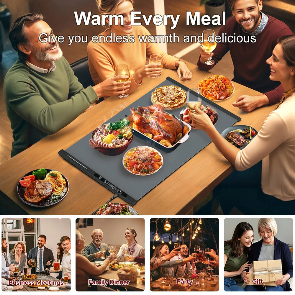 The Hot Plate Diva — Foldable Food Warmer That Keeps Every Meal on Point 🍽️✨