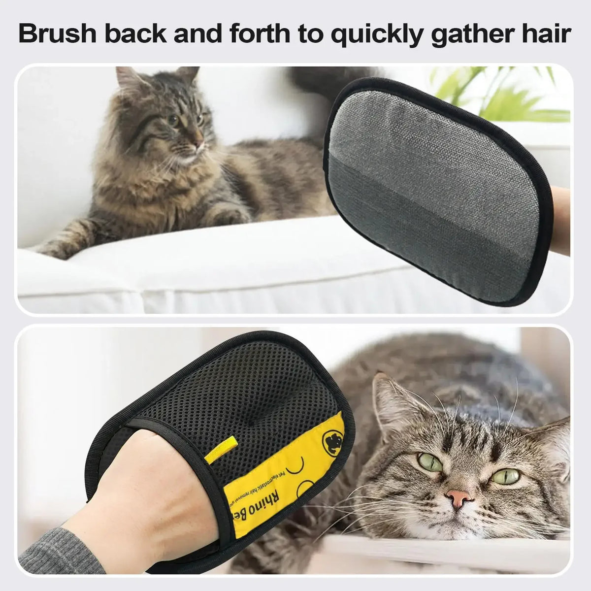 The Fur Fighter Glove — Electrostatic Pet Hair Remover for Sofas, Carpets & Clothes 🐱✨