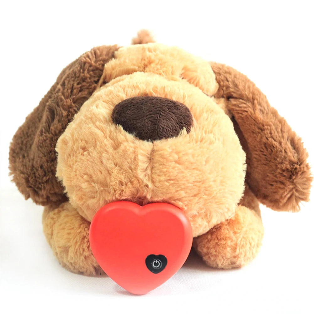 The Heartbeat Buddy — Anxiety Relief Plush Toy for Dogs & Cats 💞
