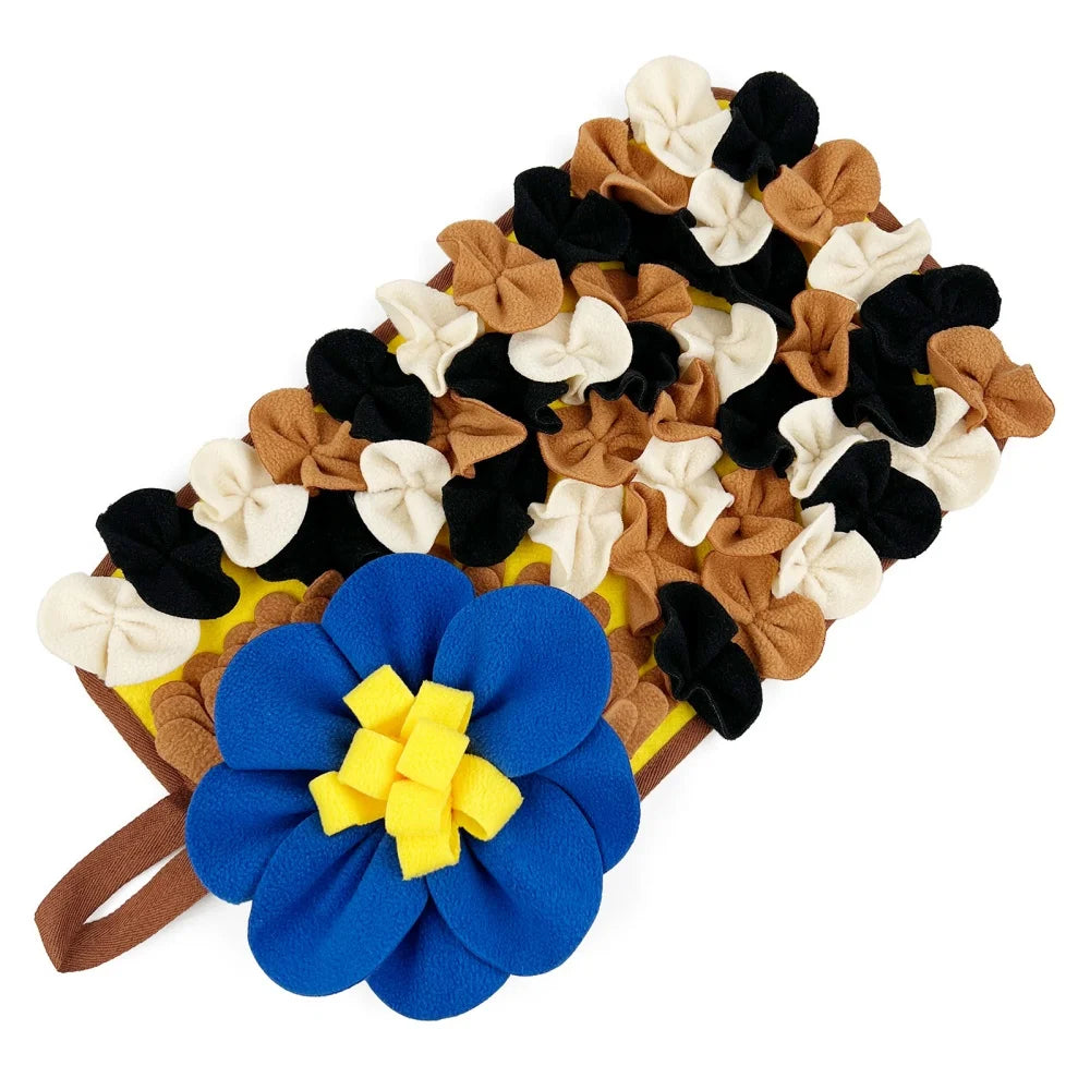 The Bloom Forager — Interactive Floral Feeding Mat for Rabbits, Guinea Pigs & Small Pets 🌸🐇