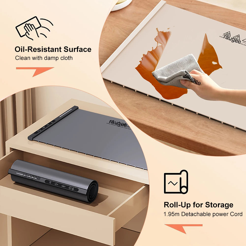 The Hot Plate Diva — Foldable Food Warmer That Keeps Every Meal on Point 🍽️✨