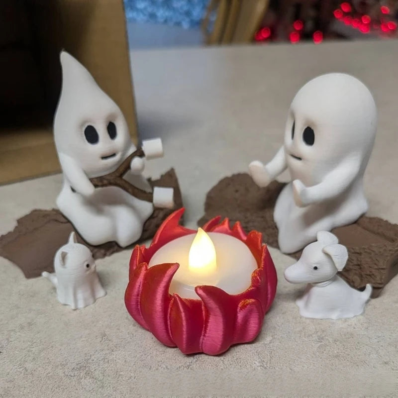 The Haunt Light — Flickering Ghost Campfire That Sets the Vibe 👻🔥