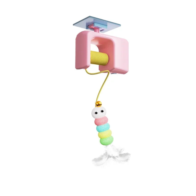 The Pounce Palace — Interactive Electric Cat Toy with Hanging Ball & Surprise Doors 🐱⚡