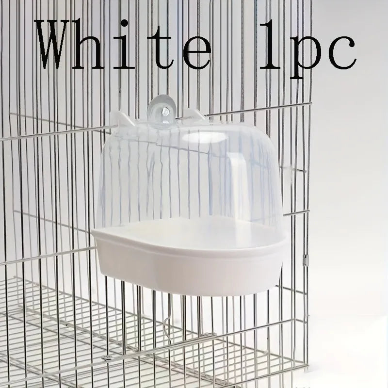 The Splash Suite — Transparent Bird Bath Tub for Parrots & Lovebirds 🦜💧