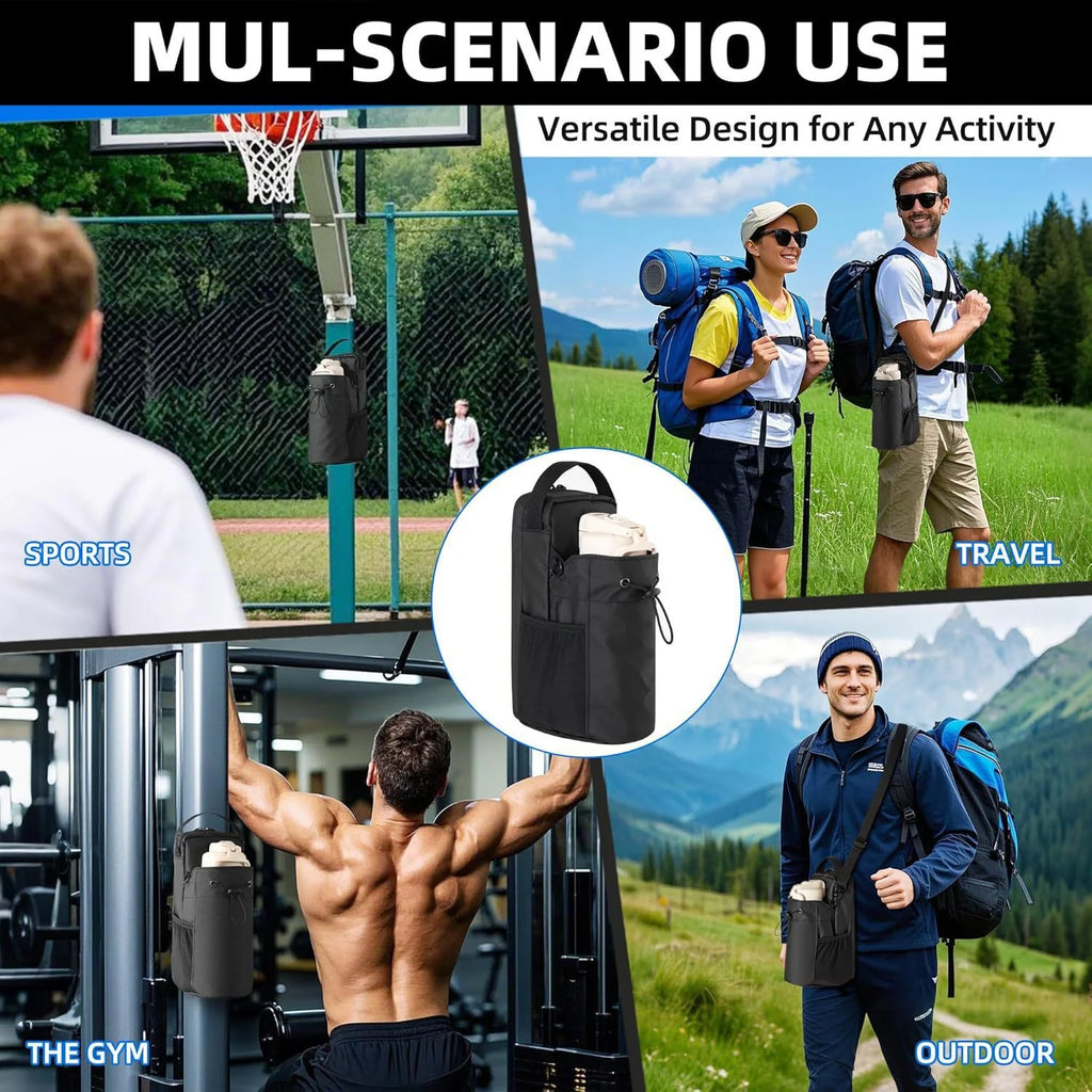 The Iconic Gym Bag — Magnetic Water Bottle & Phone Carrier for Serious Training 🏋️❤️‍🔥