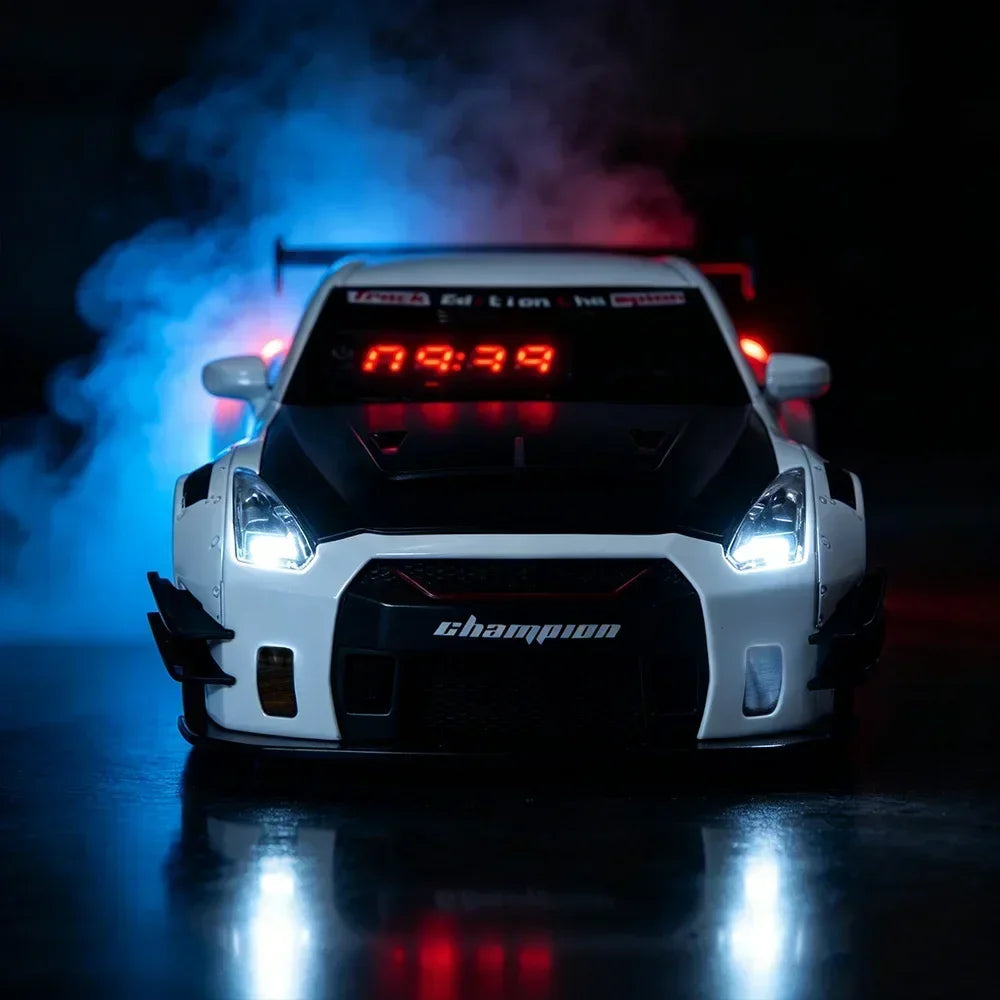 The Wake Up King — Sports Car Alarm Clock With Engine Roar & Mist Sprayer 🚗💨