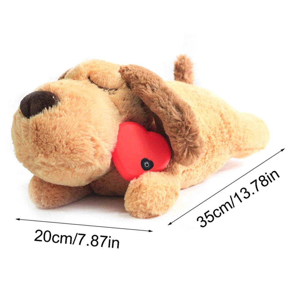 The Heartbeat Buddy — Anxiety Relief Plush Toy for Dogs & Cats 💞
