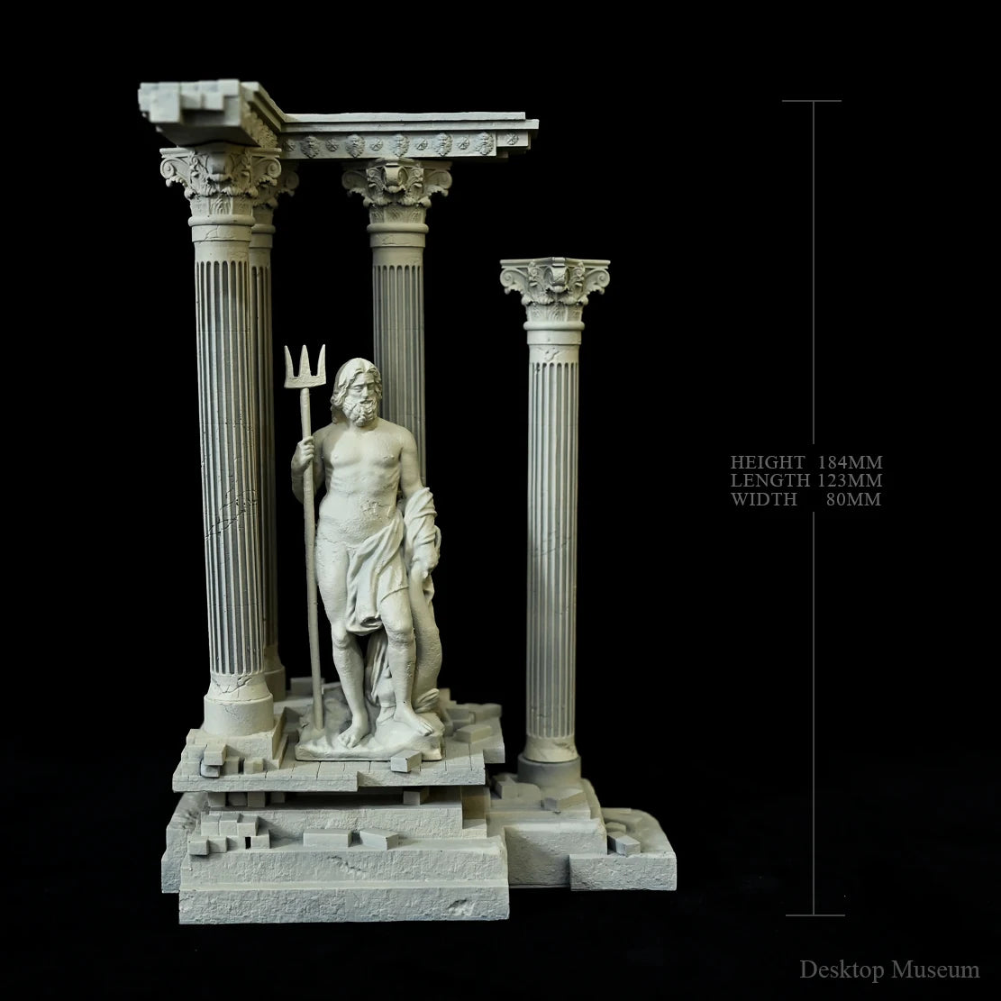 The Roman Reef — Classical Column Aquarium Ornament 🏛️🐠