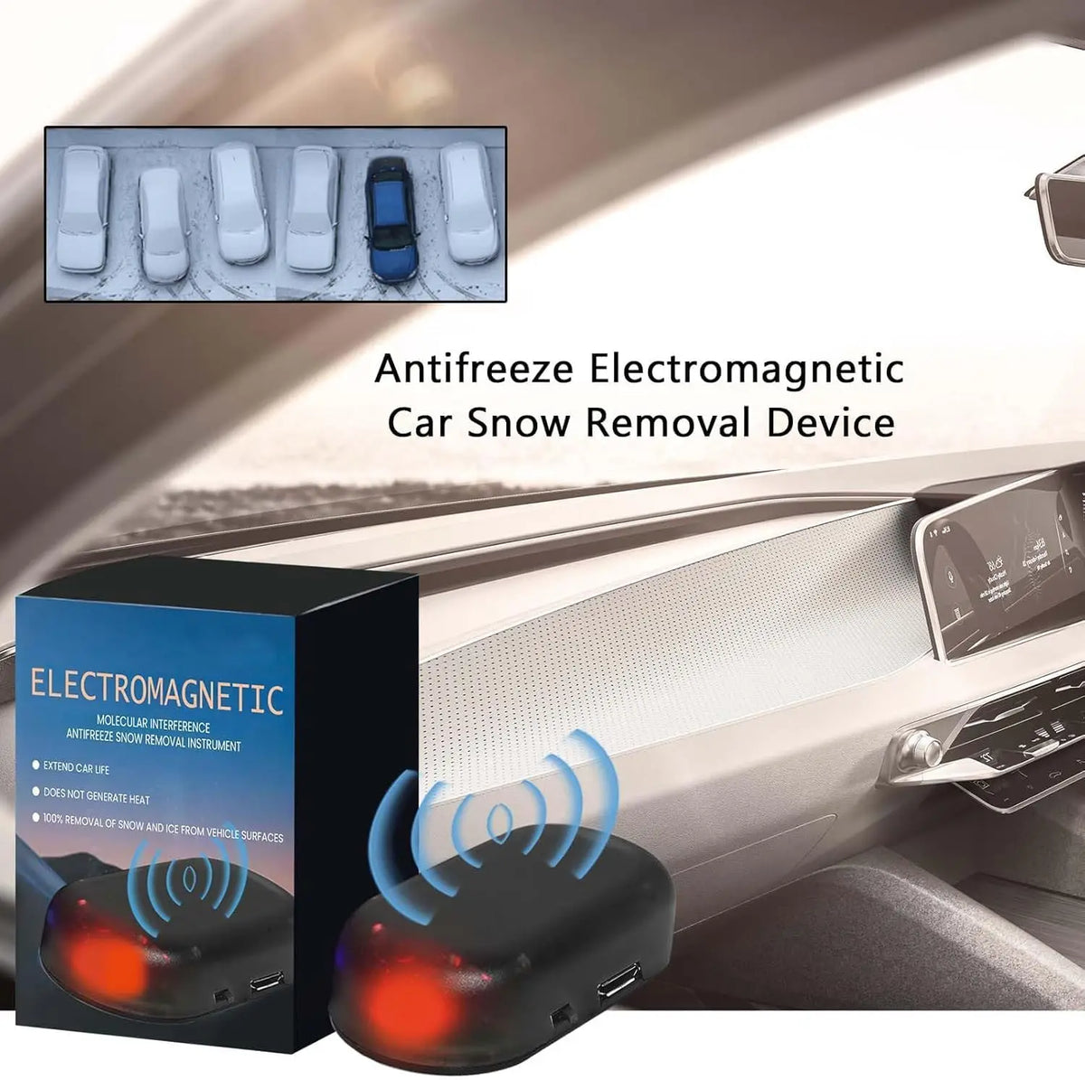 The Ice Age Ender — Electromagnetic Car Snow & Ice Removal Device for Effortless Winter Mornings ❄️🚗