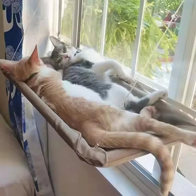 The Sky Lounge — Suction Cup Window Hammock Bed for Cats 🐈✨