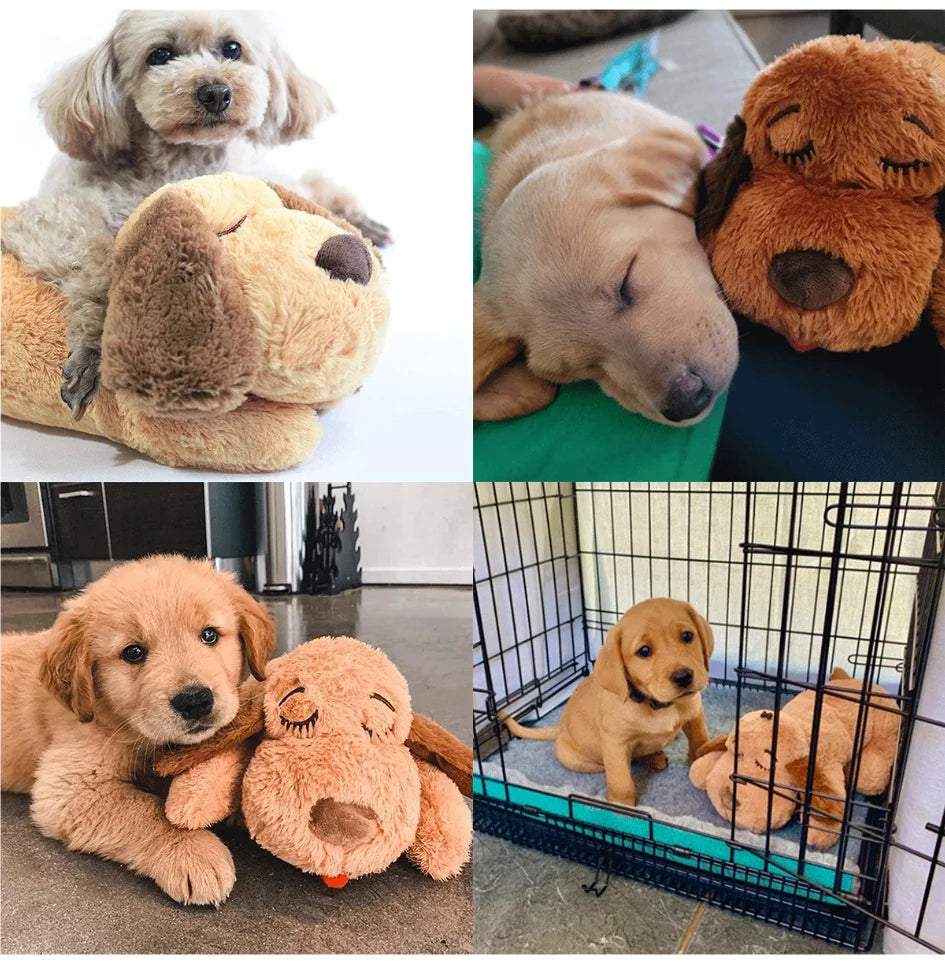 The Heartbeat Buddy — Anxiety Relief Plush Toy for Dogs & Cats 💞