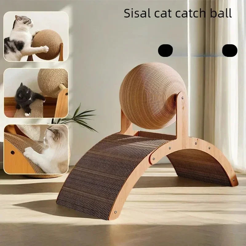 PawPlay Luxe Scratcher 🐱 - Where play meet sophistication