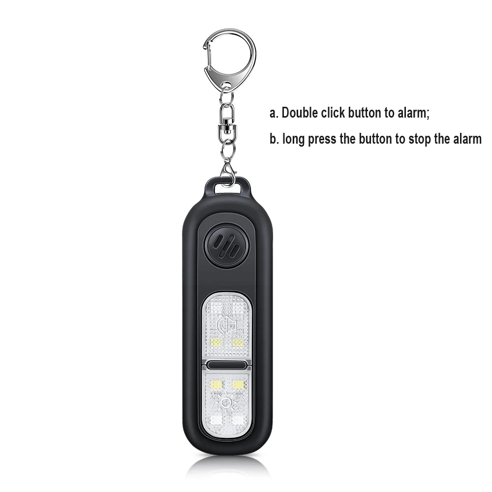 The Shield 🛡️ — 130dB Personal Safety Alarm & Flashlight