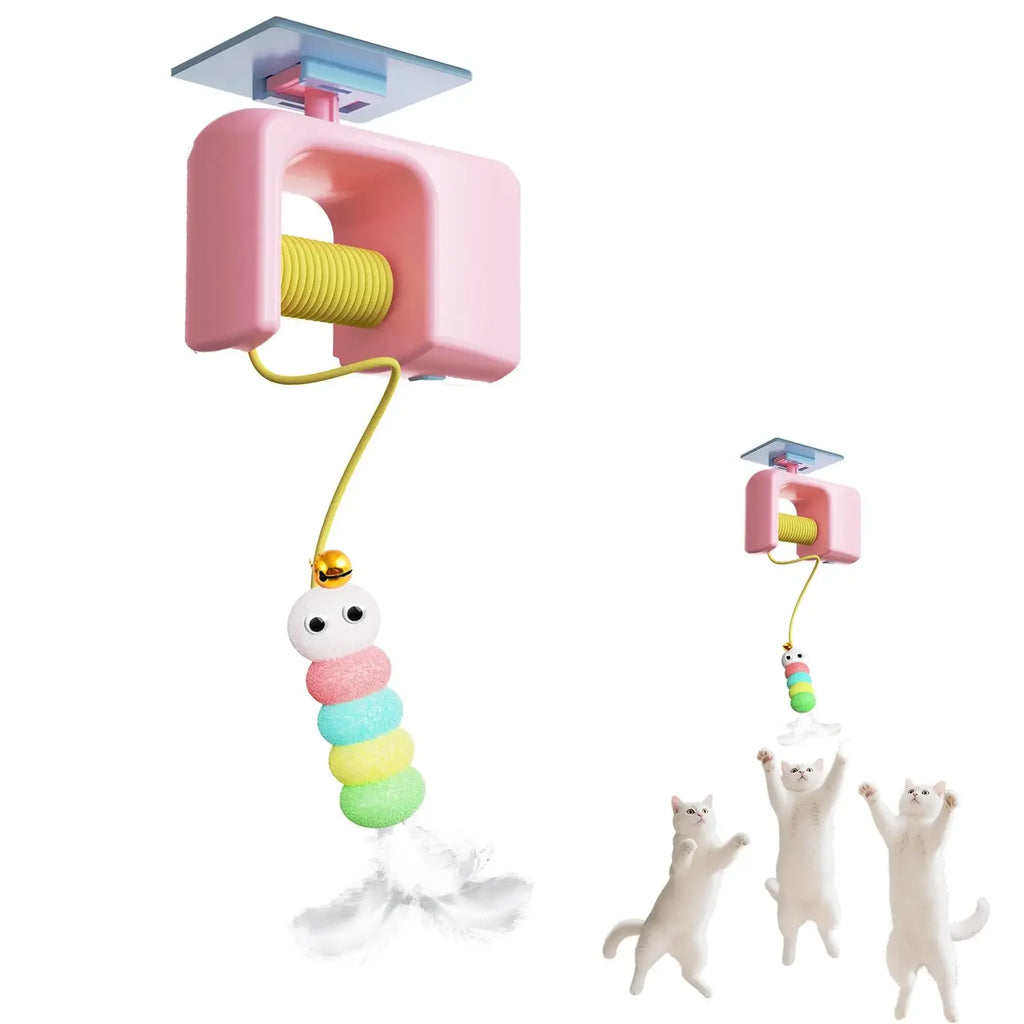The Pounce Palace — Interactive Electric Cat Toy with Hanging Ball & Surprise Doors 🐱⚡