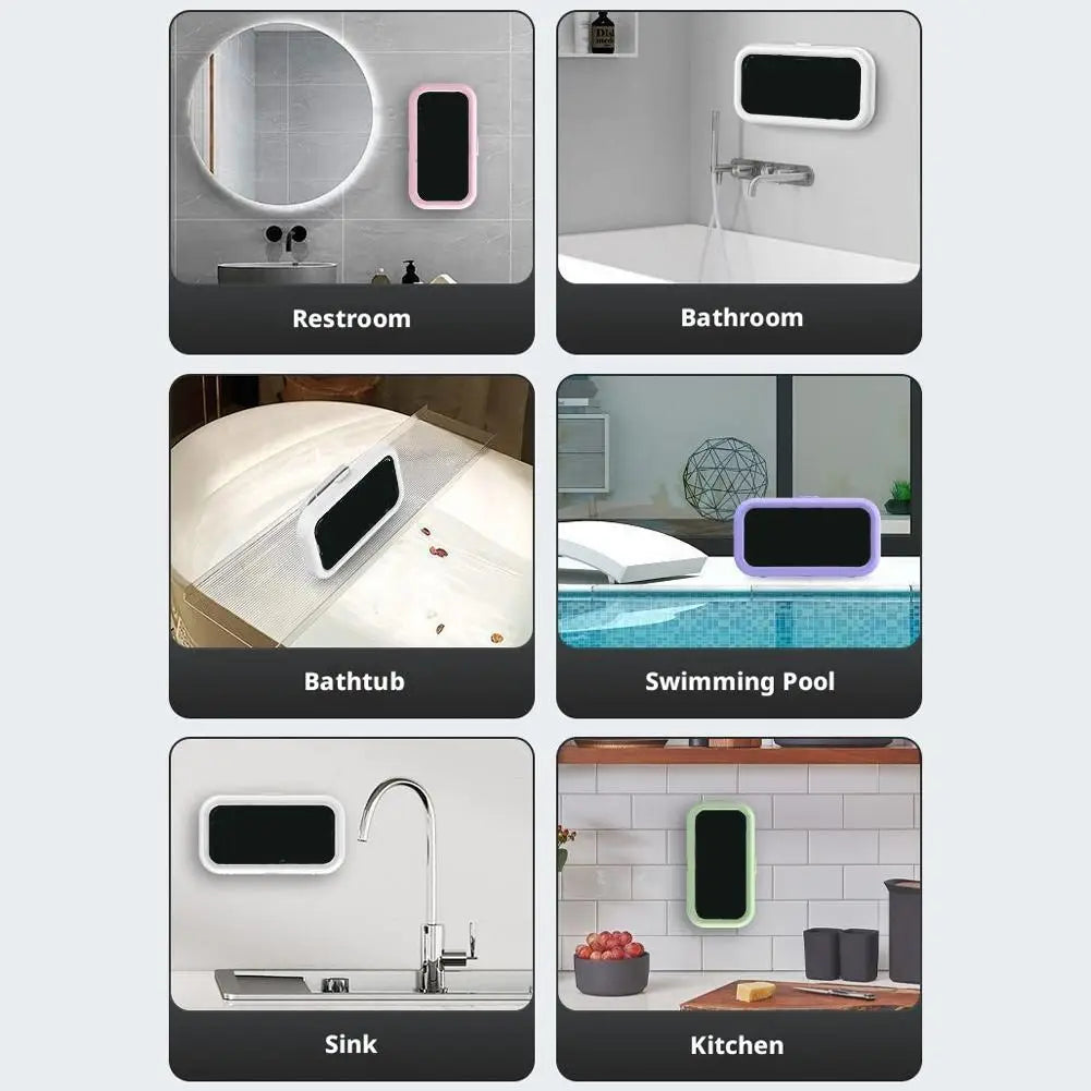 The Shower Slay — 480° Waterproof Phone Holder for Shower, Bath & Kitchen 🚿📱