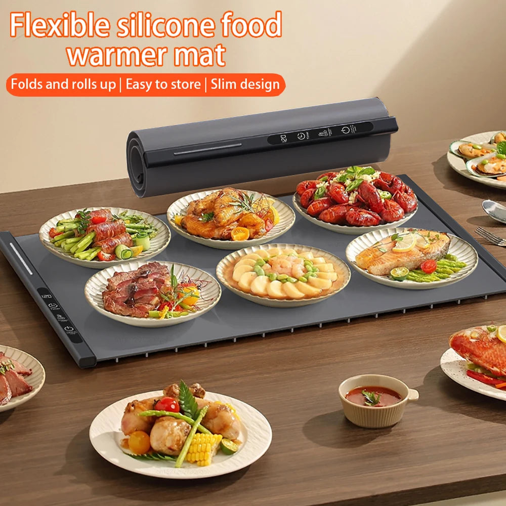 The Hot Plate Diva — Foldable Food Warmer That Keeps Every Meal on Point 🍽️✨