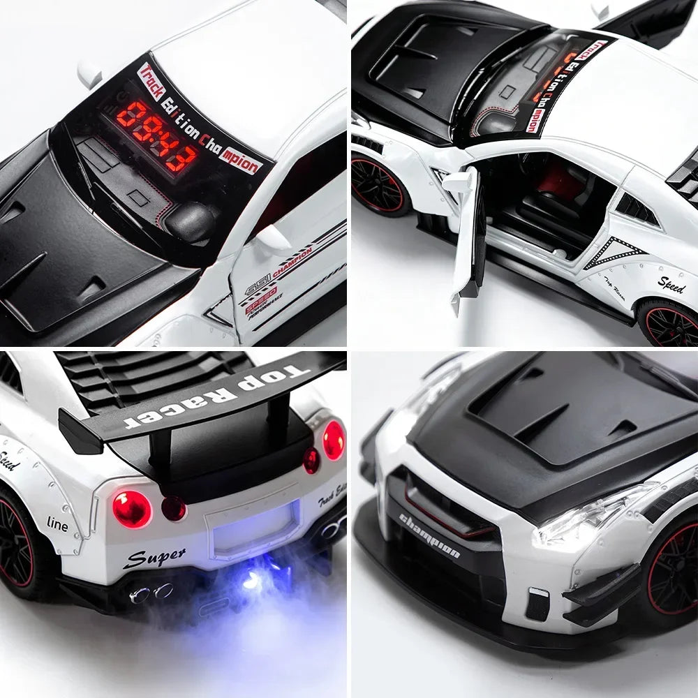 The Wake Up King — Sports Car Alarm Clock With Engine Roar & Mist Sprayer 🚗💨