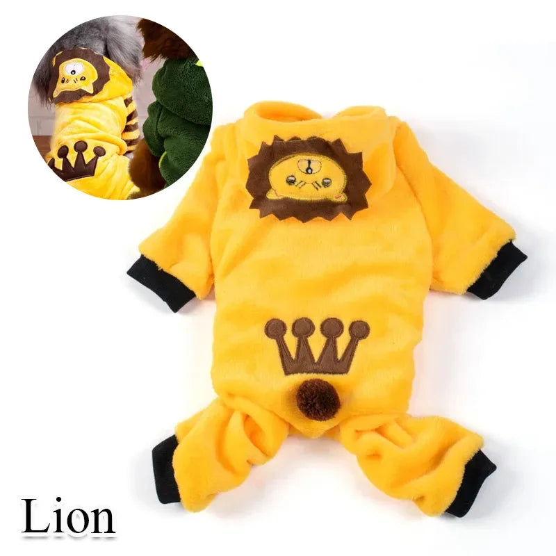 The Cosplay Cutie — Warm Fleece Pet Costume for Dogs & Cats 🦁🐾