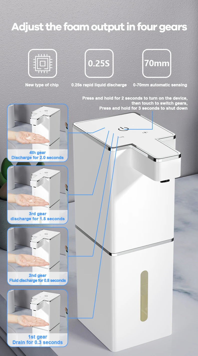 The Clean Queen — Touchless Sensor Soap Dispenser for a Hands-Free Slay 👑🧴