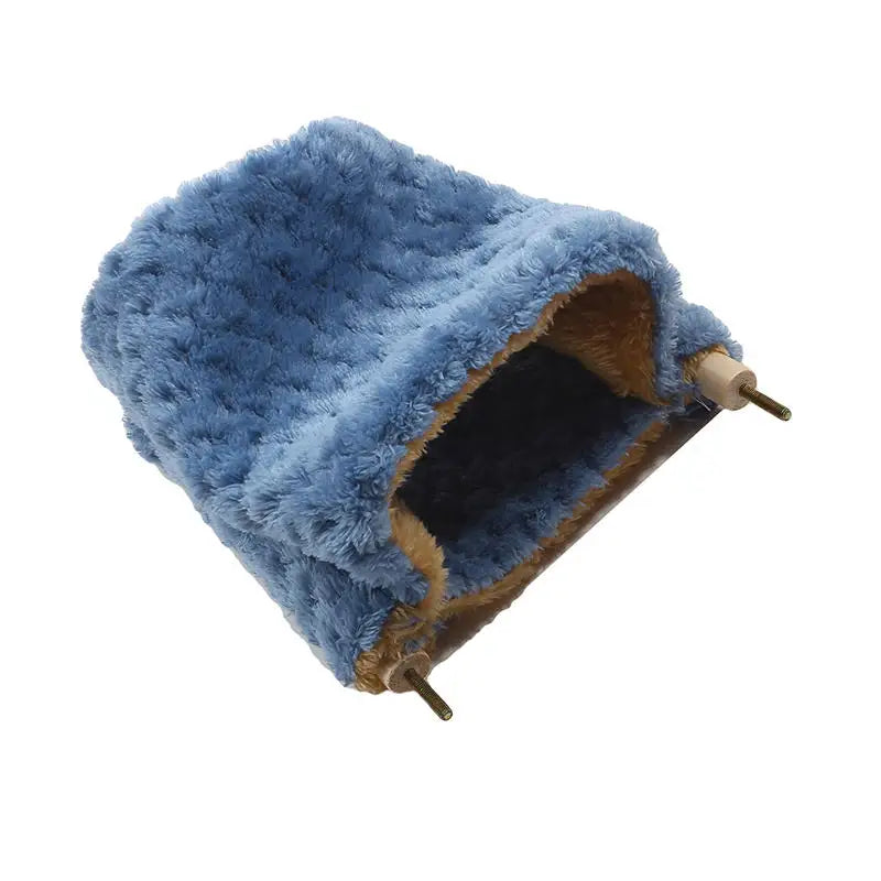The Snuggle Sack — Plush Hanging Hammock Bed for Small Pets 🐹✨