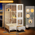The Slay Villa — Multi-Level Cage Enclosure for Squirrels & Chinchillas 🐿️🏠