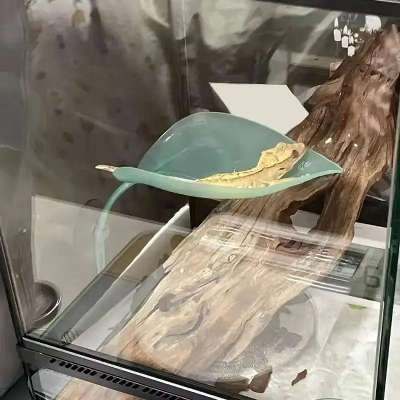 The Jungle Leaf Lounge — Simulated Leaf Terrarium Décor for Geckos & Tree Frogs 🦎🌿