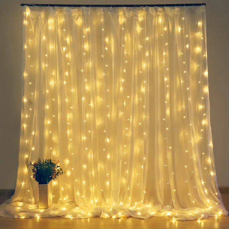The Curtain of Dreams — USB Fairy Light Curtain Garland With Remote for Instant Ambiance ✨💤