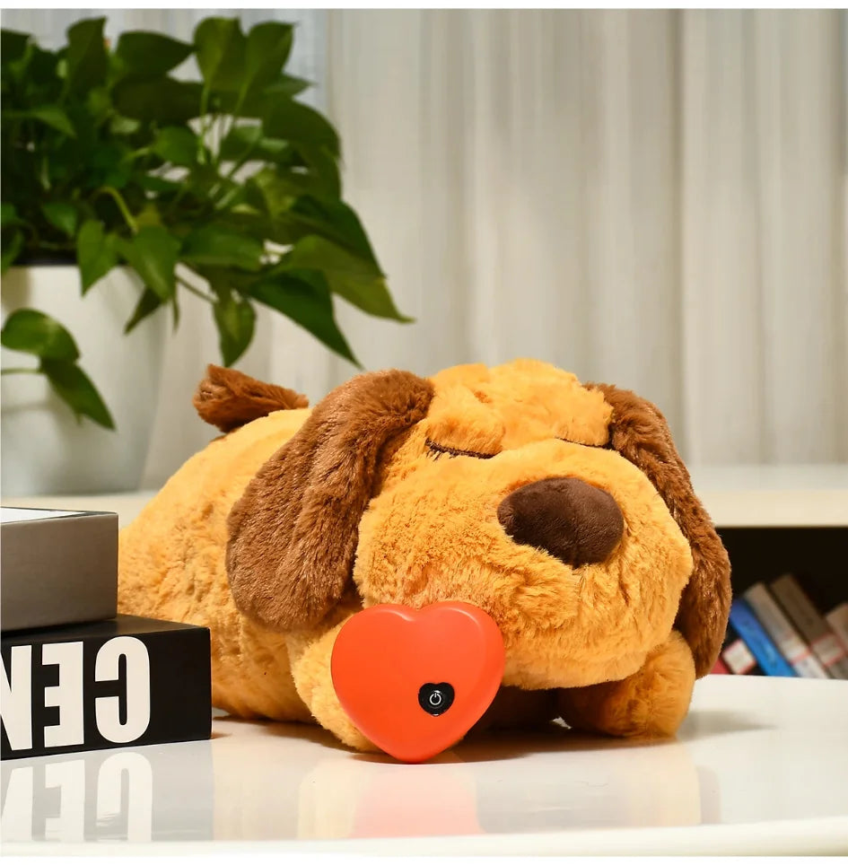 The Heartbeat Buddy — Anxiety Relief Plush Toy for Dogs & Cats 💞